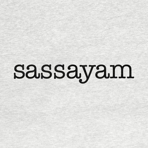 Sassayam Logo by Sara Howard